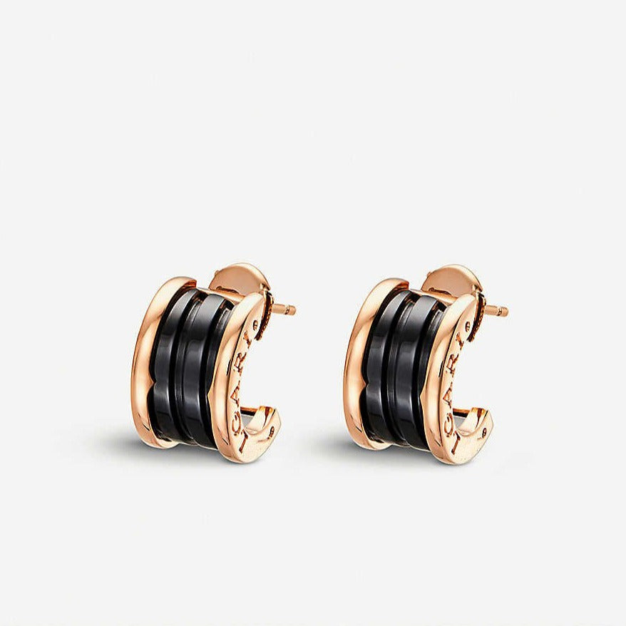 [⭐moonlume]ZERO 1 PINK GOLD CERAMIC EARRINGS
