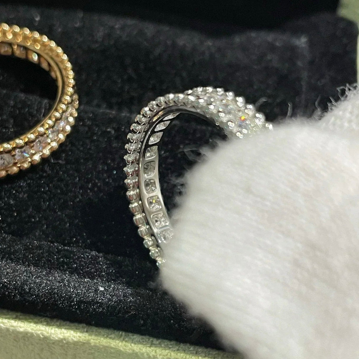 [⭐moonlume]PERLEE DIAMOND SILVER RING