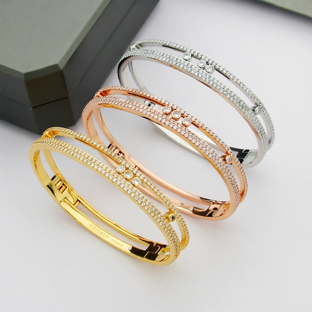 [⭐moonlume]Move Romane pavé bangle