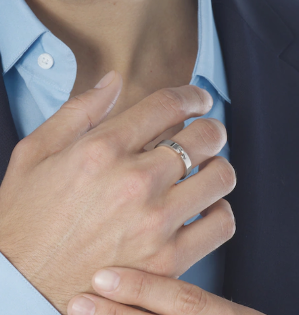[⭐moonlume]ALLIANCE LIENS VIDENCE 4MM RING
