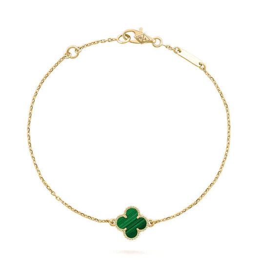 [⭐moonlume]CLOVER BRACELET MALACHITE 1 MOTIF