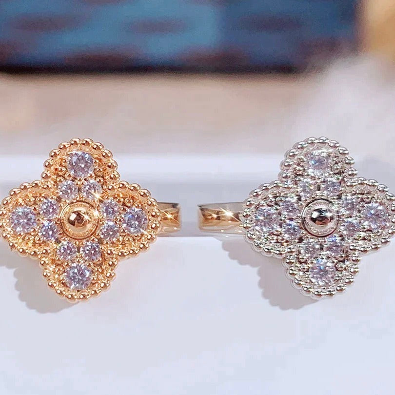 [⭐moonlume]CLOVER DIAMOND RING