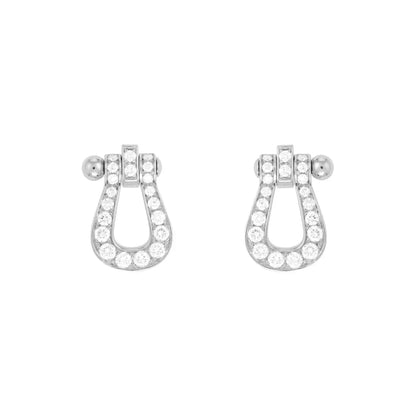 [⭐moonlume]FORCE 10 FULL DIAMOND STUD EARRINGS MINI MODEL