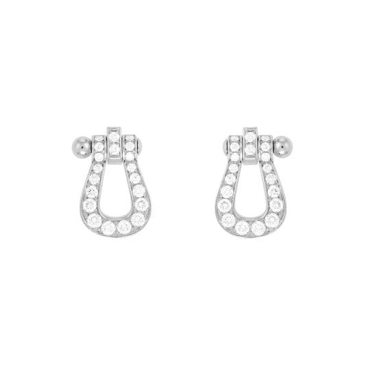[⭐moonlume]FORCE 10 FULL DIAMOND STUD EARRINGS MINI MODEL