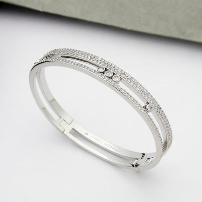 [⭐moonlume]Move Romane pavé bangle