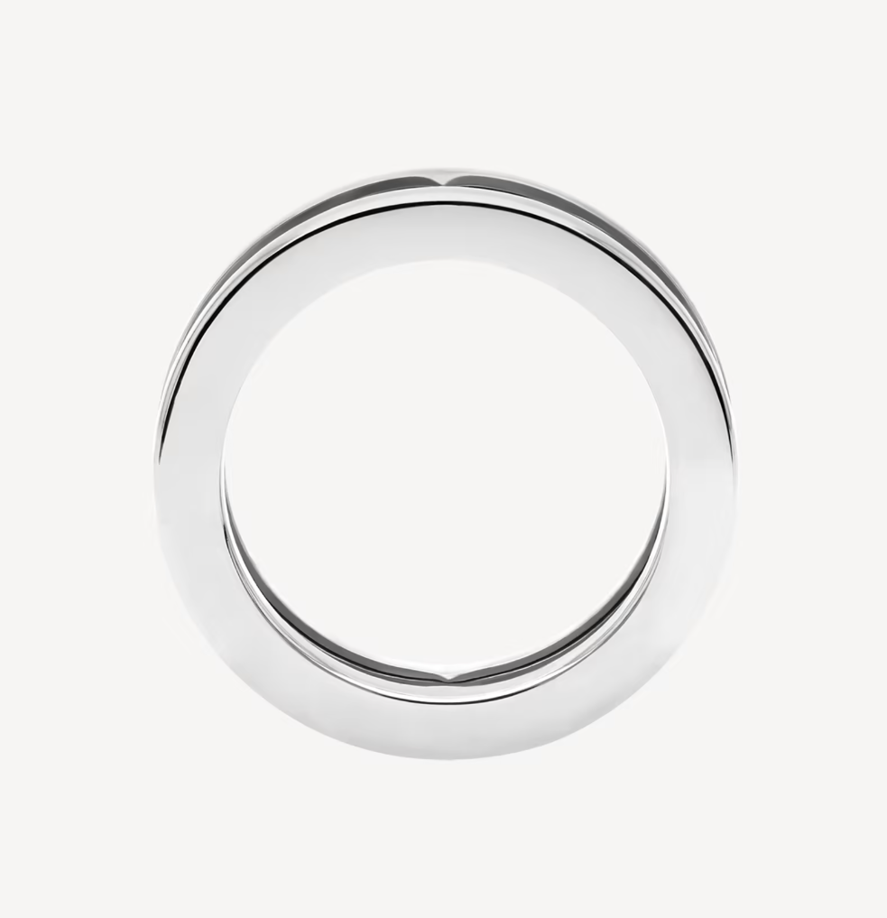 [⭐moonlume]ZERO 1 ONE-BAND WITH OPENWORK LOGO SPIRAL RING