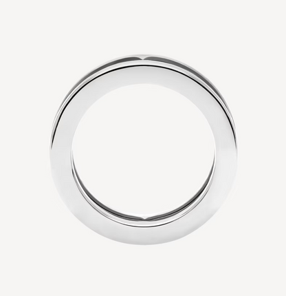 [⭐moonlume]ZERO 1 ONE-BAND WITH OPENWORK LOGO SPIRAL RING