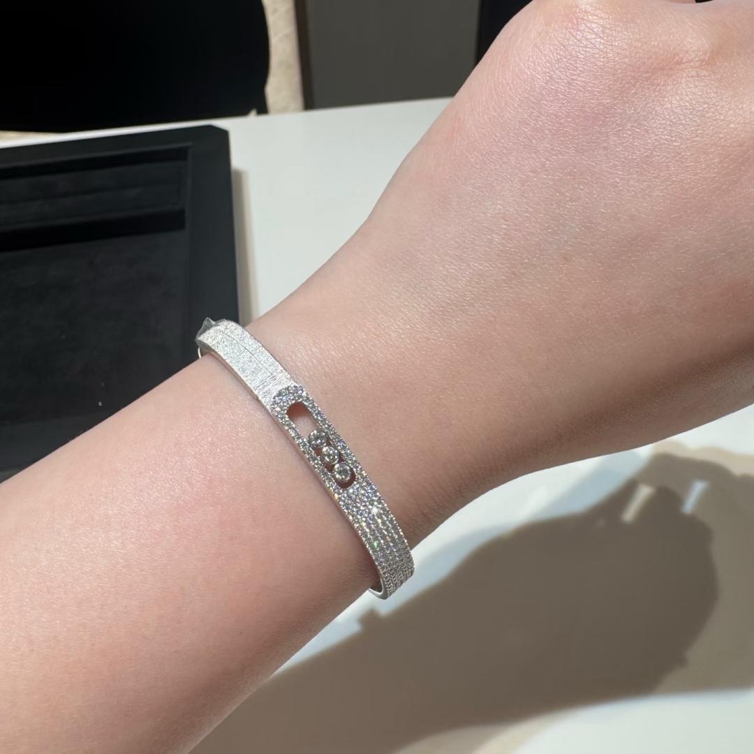 [⭐moonlume]Move Noa Ciselé half pavé bangle
