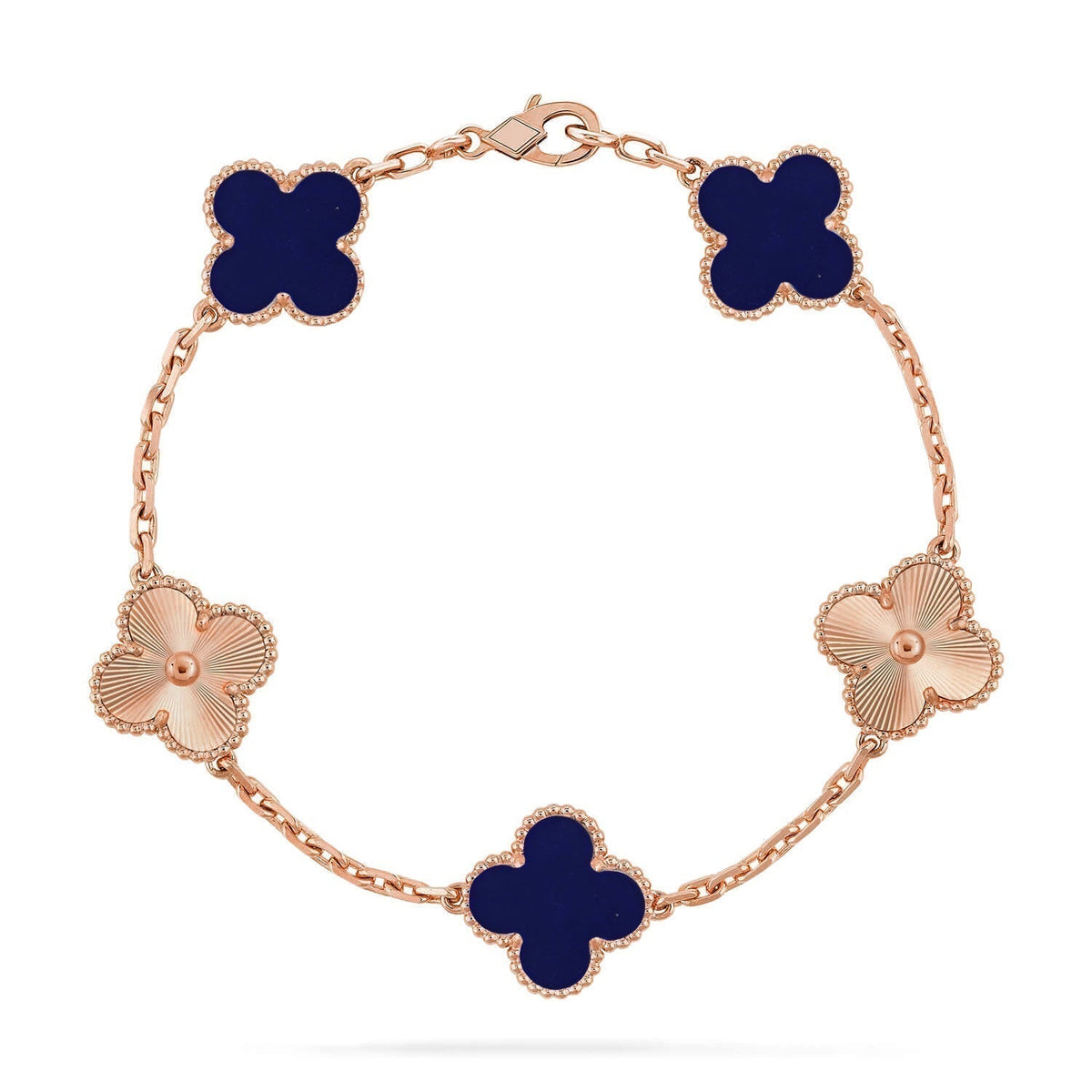 [⭐moonlume]CLOVER 5 MOTIF LAPIS LAZULI BRACELET COLLECTION