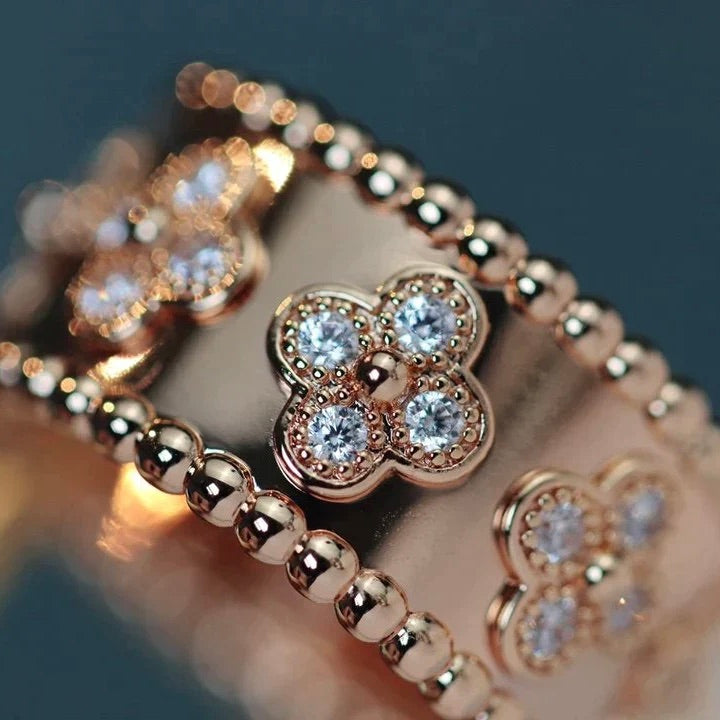 [⭐moonlume]CLOVER KALEIDOSCOPE RING 10MM