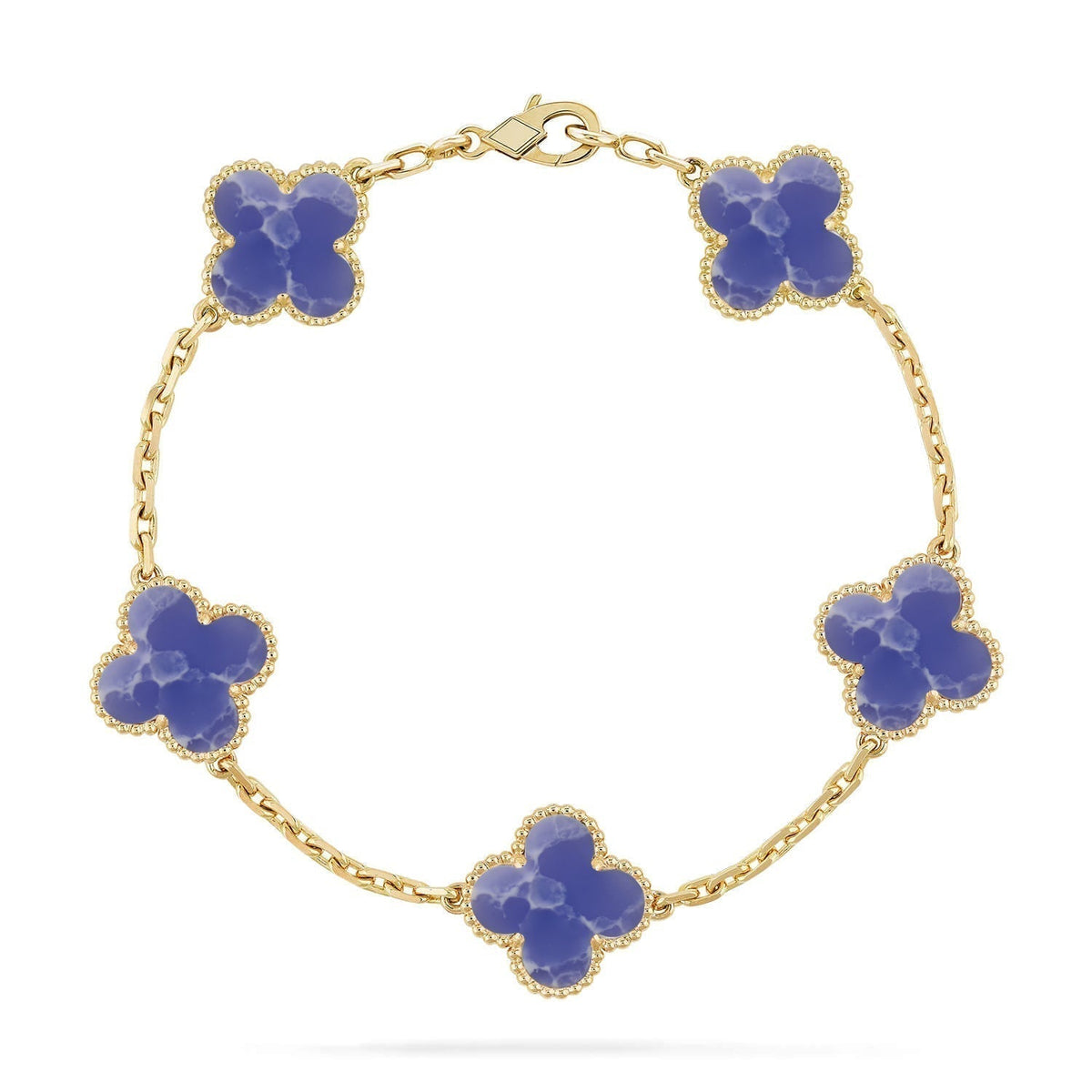 [⭐moonlume]CLOVER 5 MOTIF BLUE VEINS BRACELET COLLECTION