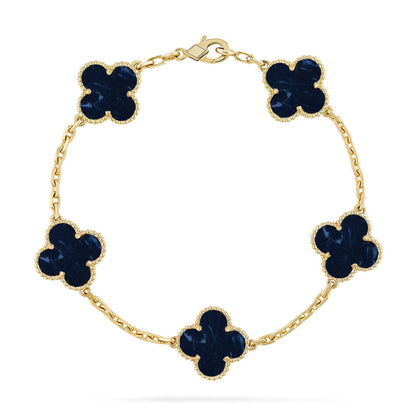 [⭐moonlume]CLOVER 5 MOTIF PIETERSITE BRACELET COLLECTION