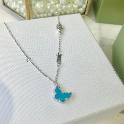 [⭐moonlume]BUTTERFLY TURQUOISE BUTTERFLY BRACELET SILVER