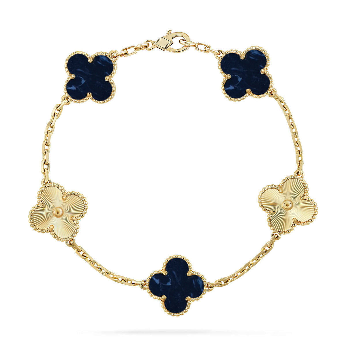 [⭐moonlume]CLOVER 5 MOTIF PIETERSITE BRACELET COLLECTION