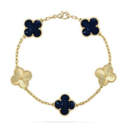 [⭐moonlume]CLOVER 5 MOTIF PIETERSITE BRACELET COLLECTION