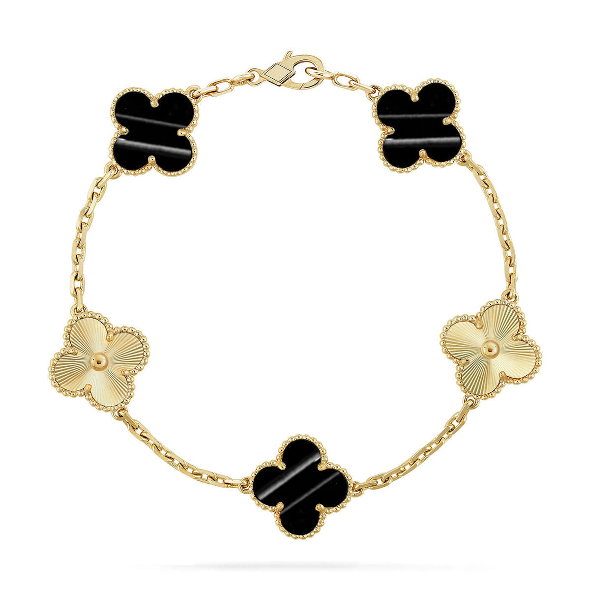 [⭐moonlume] CLOVER 5 MOTIF PULSAR STONE BRACELET COLLECTION