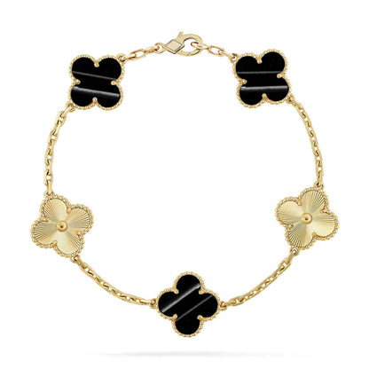 [⭐moonlume] CLOVER 5 MOTIF PULSAR STONE BRACELET COLLECTION