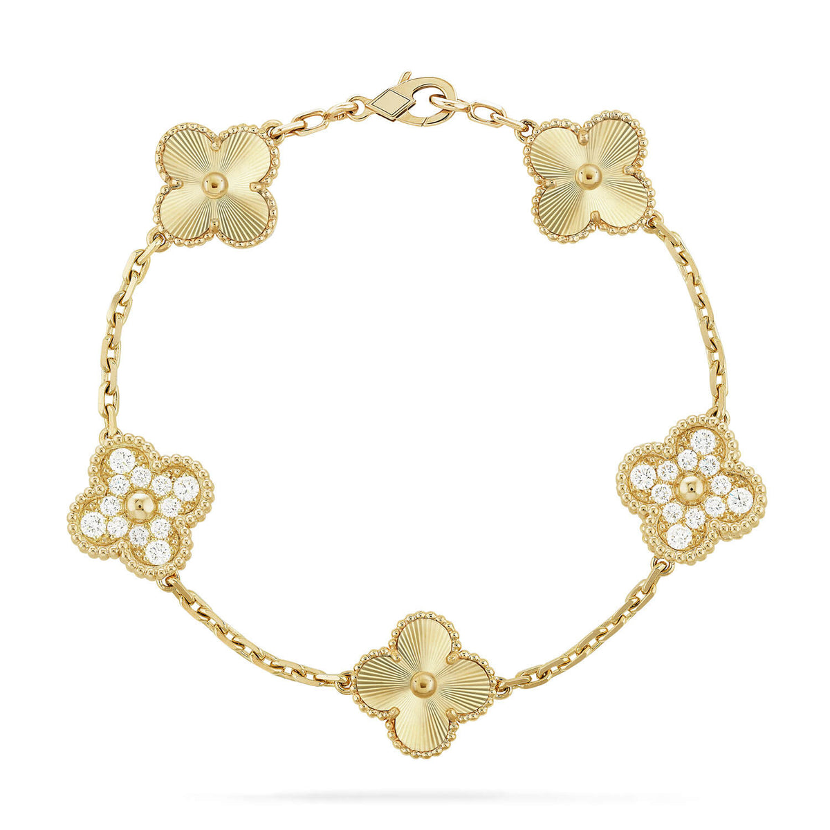 [⭐moonlume] CLOVER 5 MOTIF LASER BRACELET COLLECTION