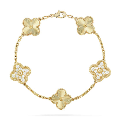 [⭐moonlume] CLOVER 5 MOTIF LASER BRACELET COLLECTION