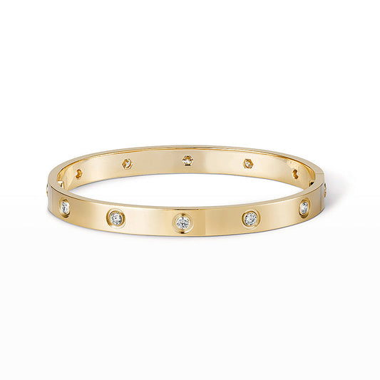 [⭐moonlume]LOVE BRACELET 6.1MM 10 DIAMONDS