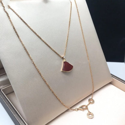 [⭐moonlume]DREAM NECKLACE CARNELIAN 1 DIAMOND