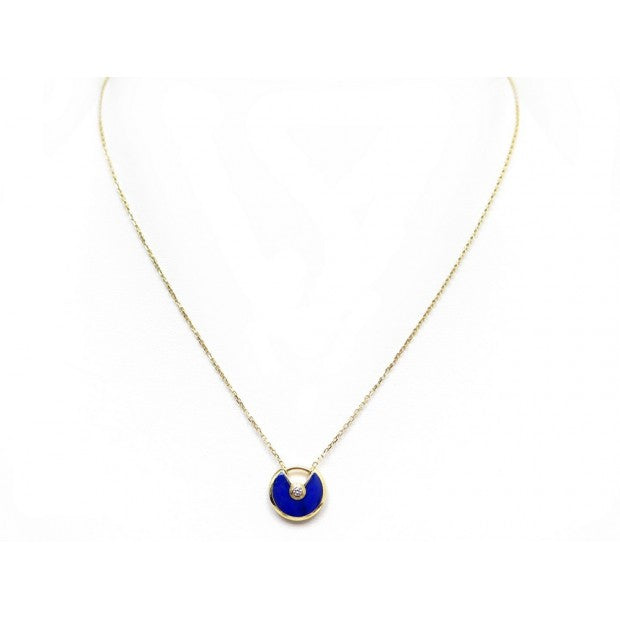[⭐moonlume]AMULETTE ROSE GOLD AGATE NECKLACE