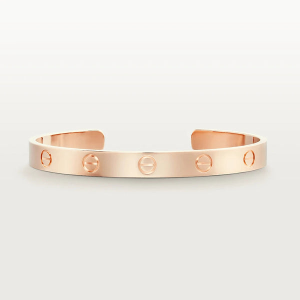 [⭐moonlume]LOVE BRACELET 6.1MM OPEN CUFF