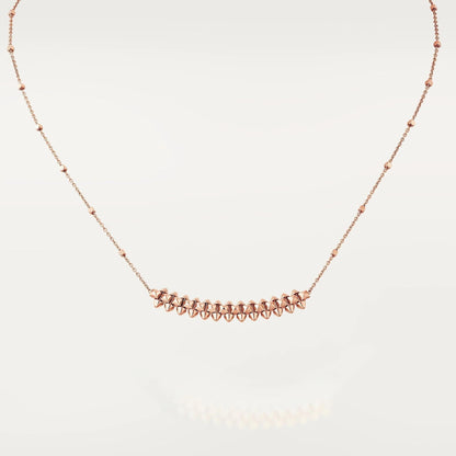 [⭐moonlume]CLASH PINK GOLD NECKLACE
