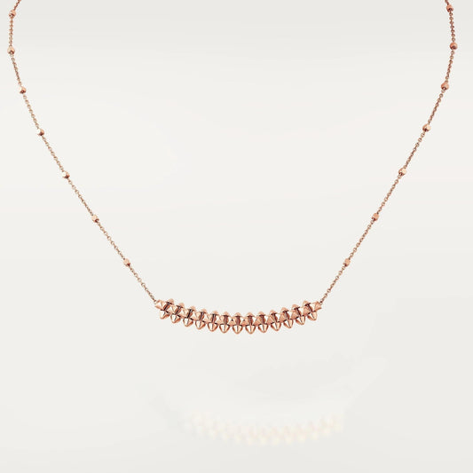 [⭐moonlume]CLASH PINK GOLD NECKLACE