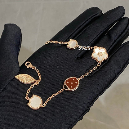 [⭐moonlume]LUCKY SPRING 5 MOTIF BRACELET