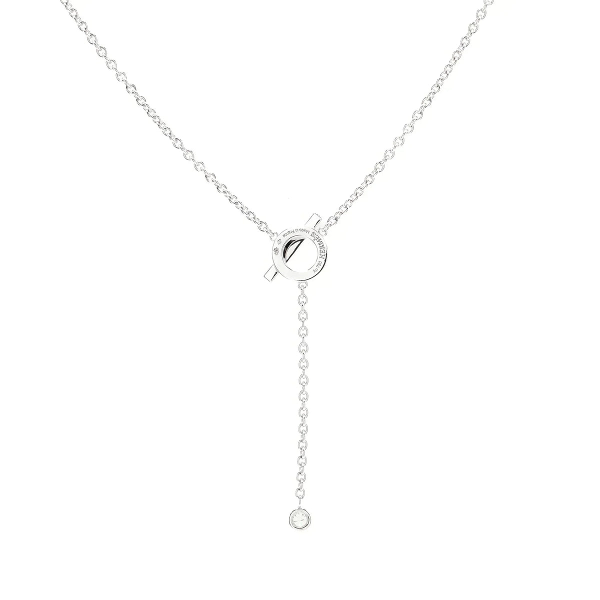 [⭐moonlume]FINESSE SILVER DIAMOND NECKLACE