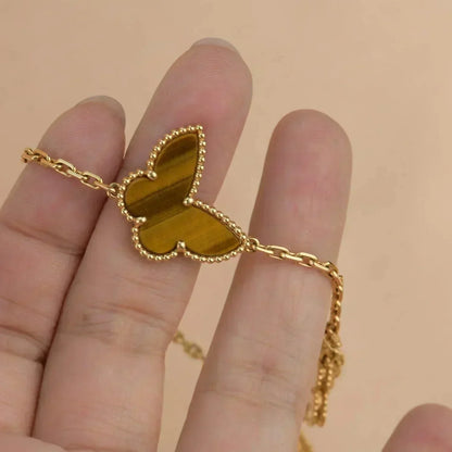 [⭐moonlume]LUCKY SPRING 5 MOTIF GOLD BRACELET