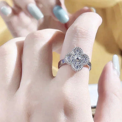 [⭐moonlume]CLOVER DIAMOND RING