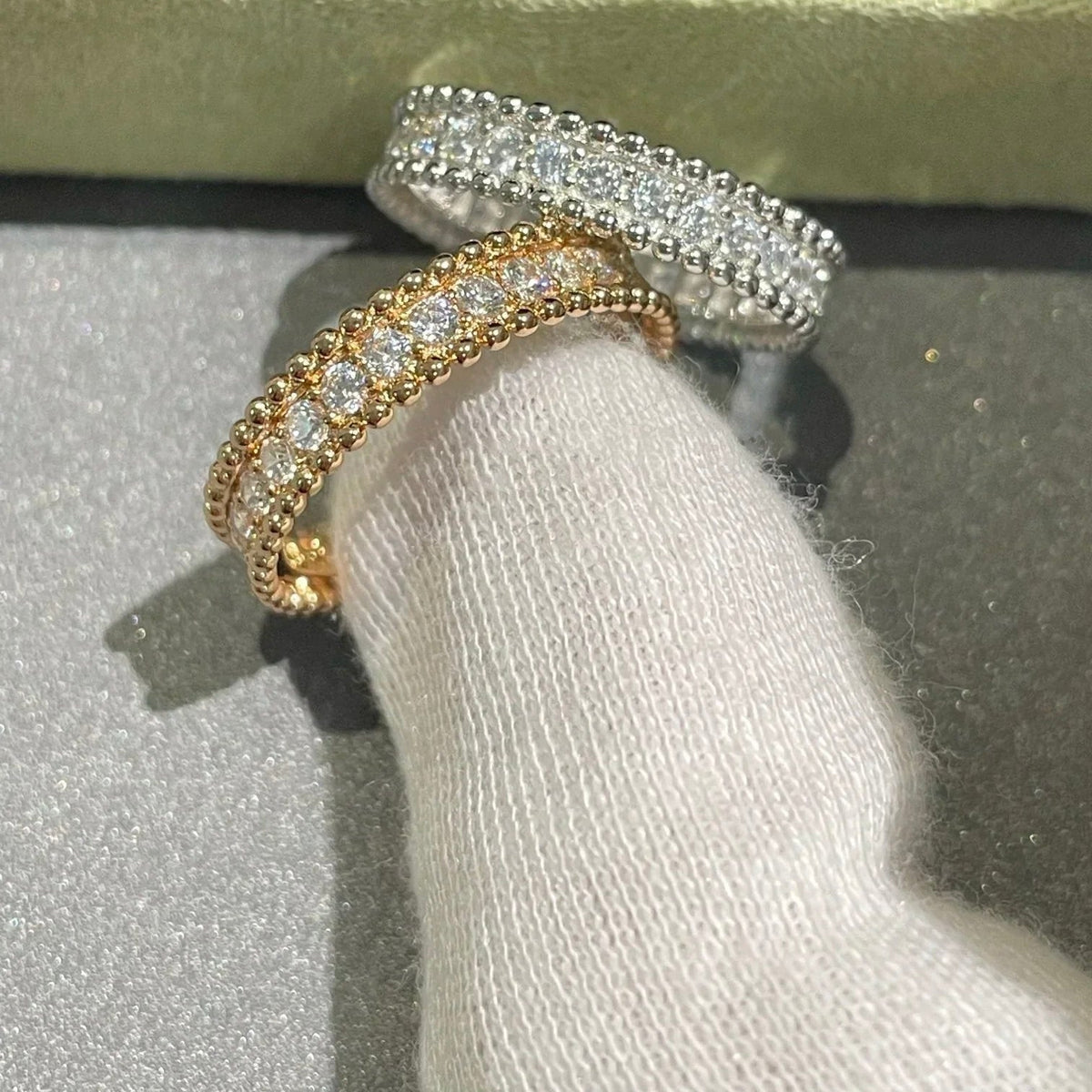 [⭐moonlume]PERLEE DIAMOND SILVER RING