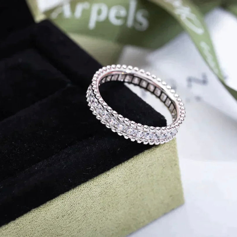 [⭐moonlume]PERLEE DIAMOND SILVER RING
