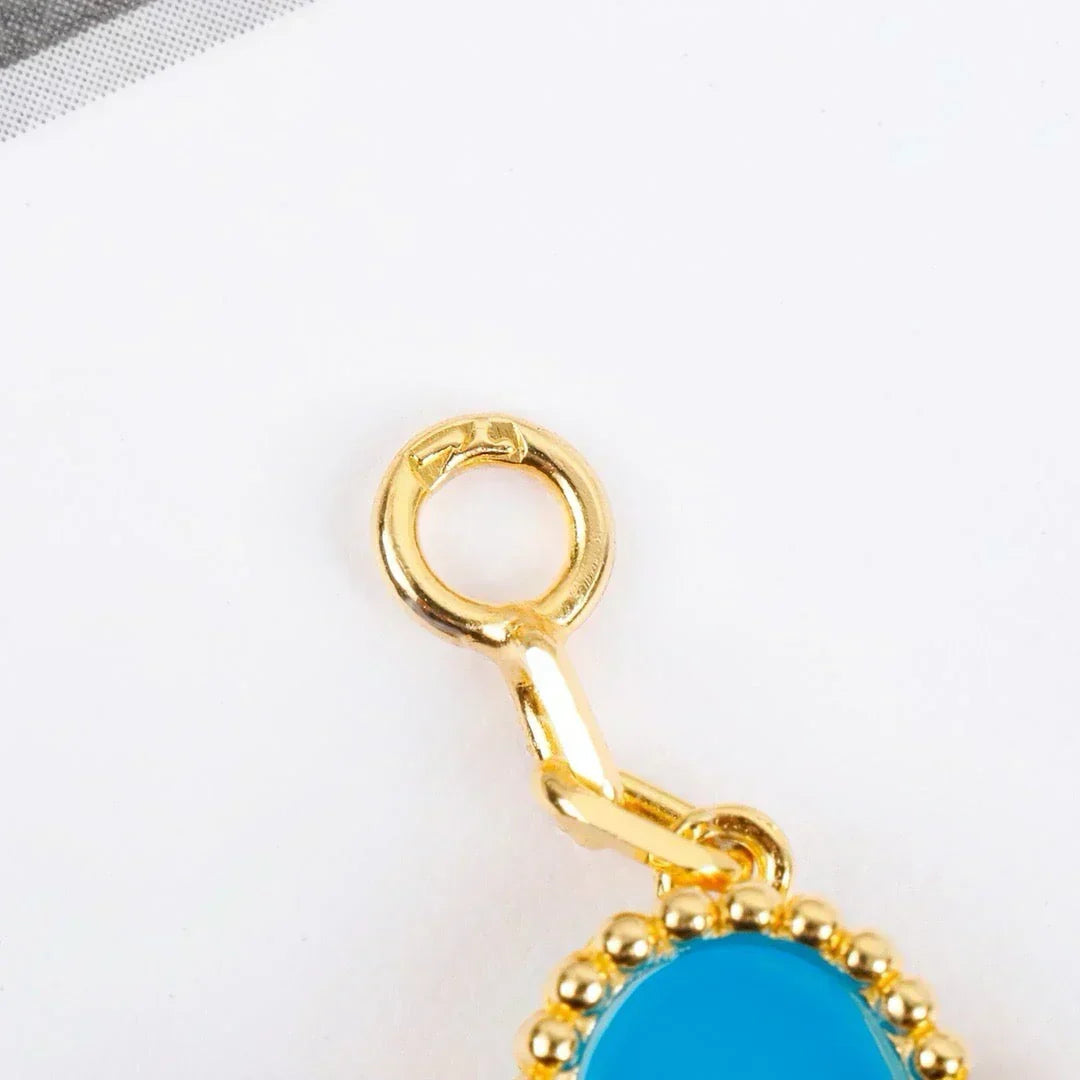 [⭐moonlume] CLOVER 5 MOTIF TURQUOISE BRACELET COLLECTION