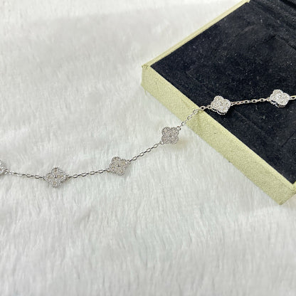 [⭐moonlume]CLOVER 6 MOTIF DIAMOND BRACELET