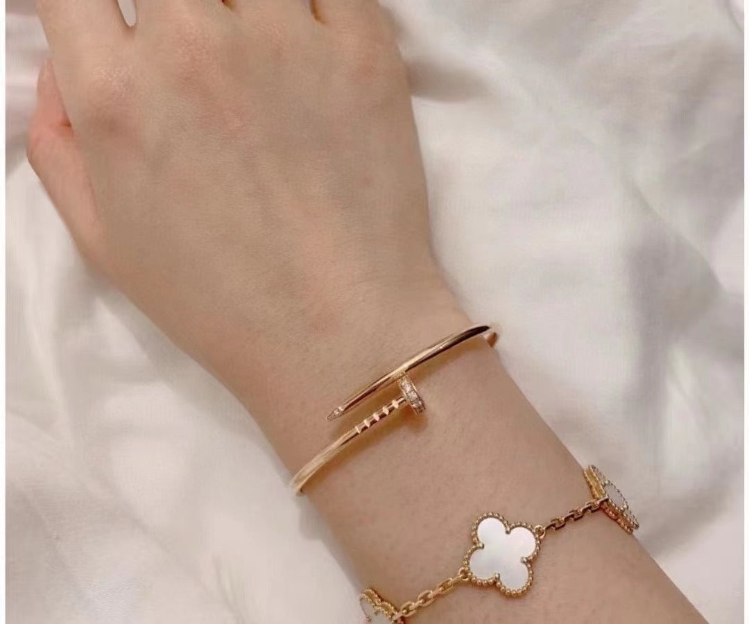 [⭐moonlume]JUSTE BRACELET 2.5MM DIAMONDS