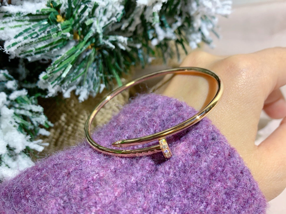 [⭐moonlume]JUSTE BRACELET 2.5MM DIAMONDS