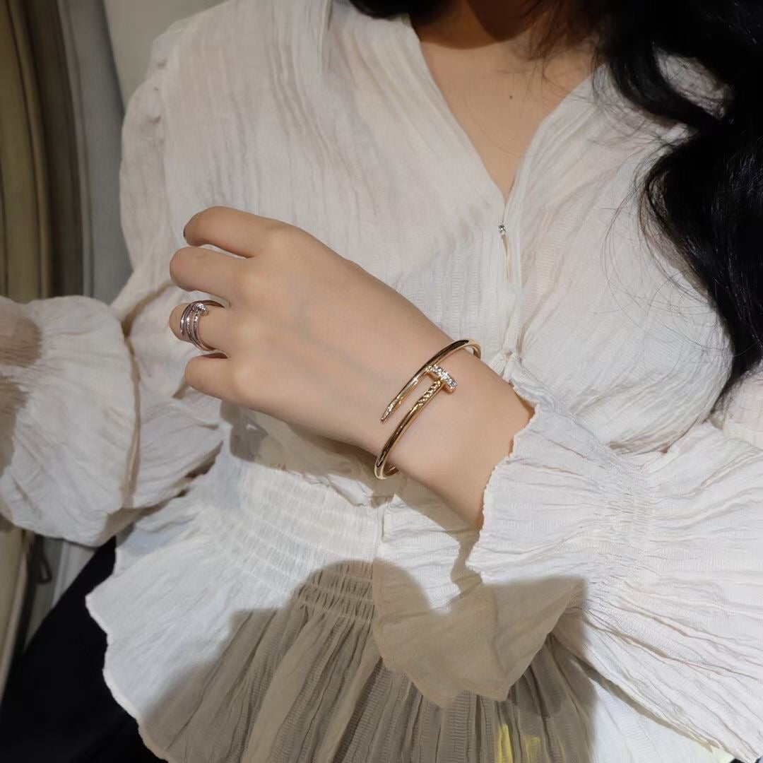 [⭐moonlume]JUSTE BRACELET 3.5MM DIAMONDS