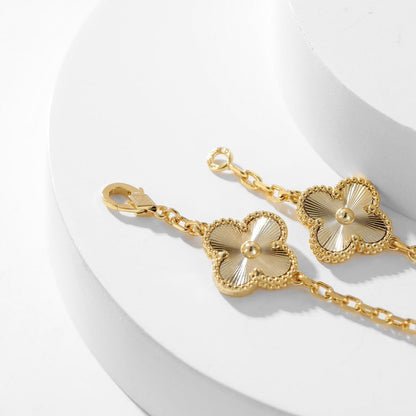 [⭐moonlume]CLOVER 10 MOTIFS LASER NECKLACE