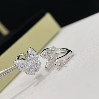 [⭐moonlume]BUTTERFLY ALL DIAMOND EARRINGS