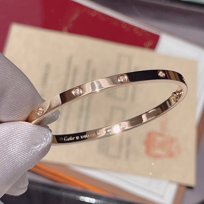 [⭐moonlume]LOVE BRACELET 3.65MM 10 DIAMONDS