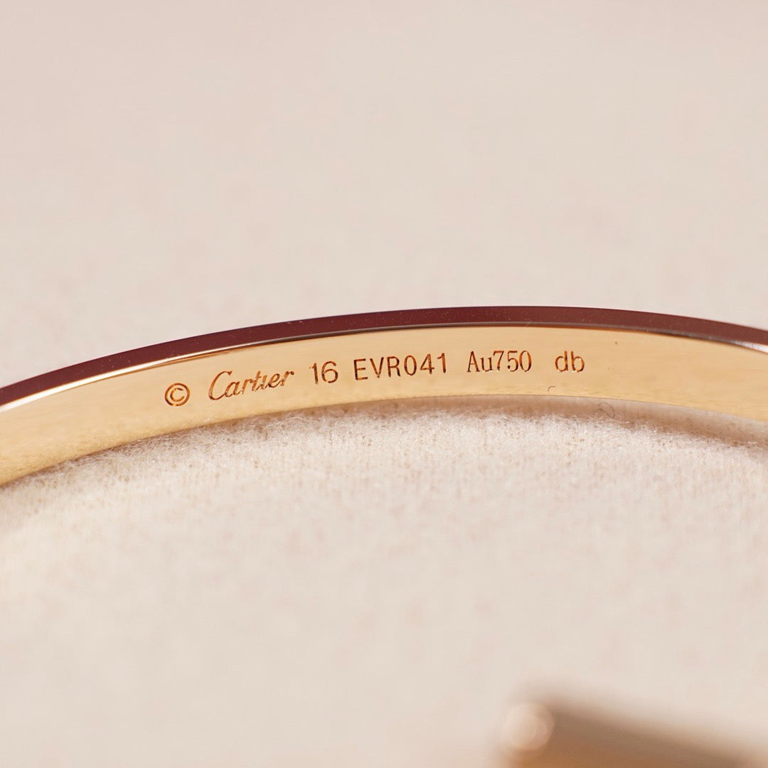 [⭐moonlume]LOVE BRACELET 3.65MM 6 DIAMONDS