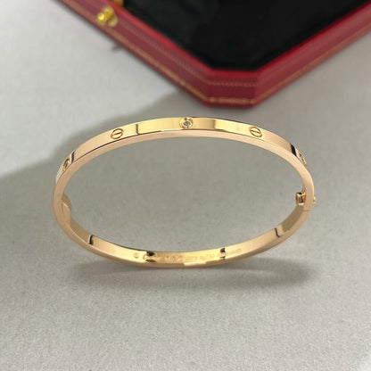 [⭐moonlume]LOVE BRACELET 3.65MM 6 DIAMONDS