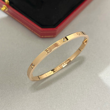 [⭐moonlume]LOVE BRACELET 3.65MM 6 DIAMONDS