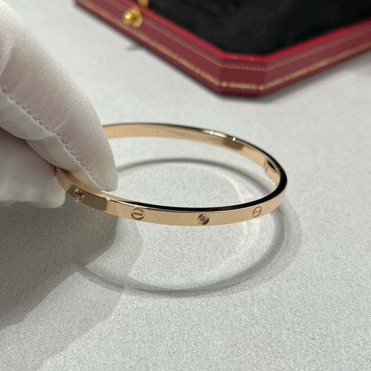 [⭐moonlume]LOVE BRACELET 3.65MM 6 DIAMONDS