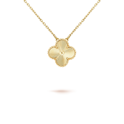 [⭐moonlume]CLOVER 15MM LASER NECKLACE