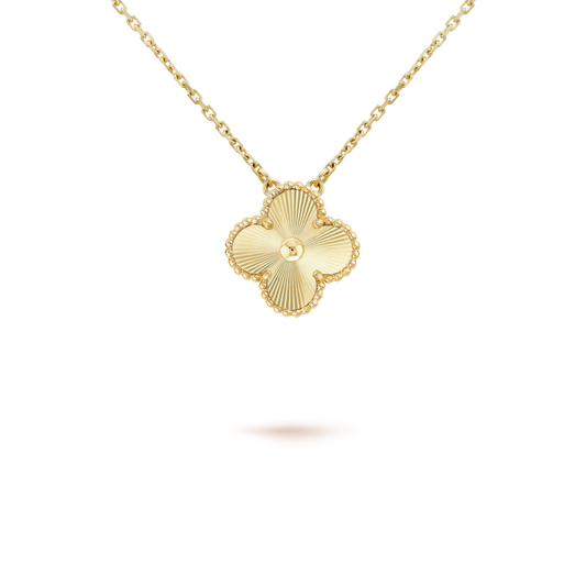 [⭐moonlume]CLOVER 15MM LASER NECKLACE AND BOX