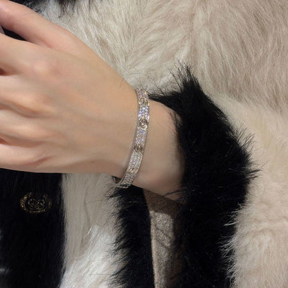 [⭐moonlume]LOVE BRACELET 6.1MM DIAMOND-PAVED